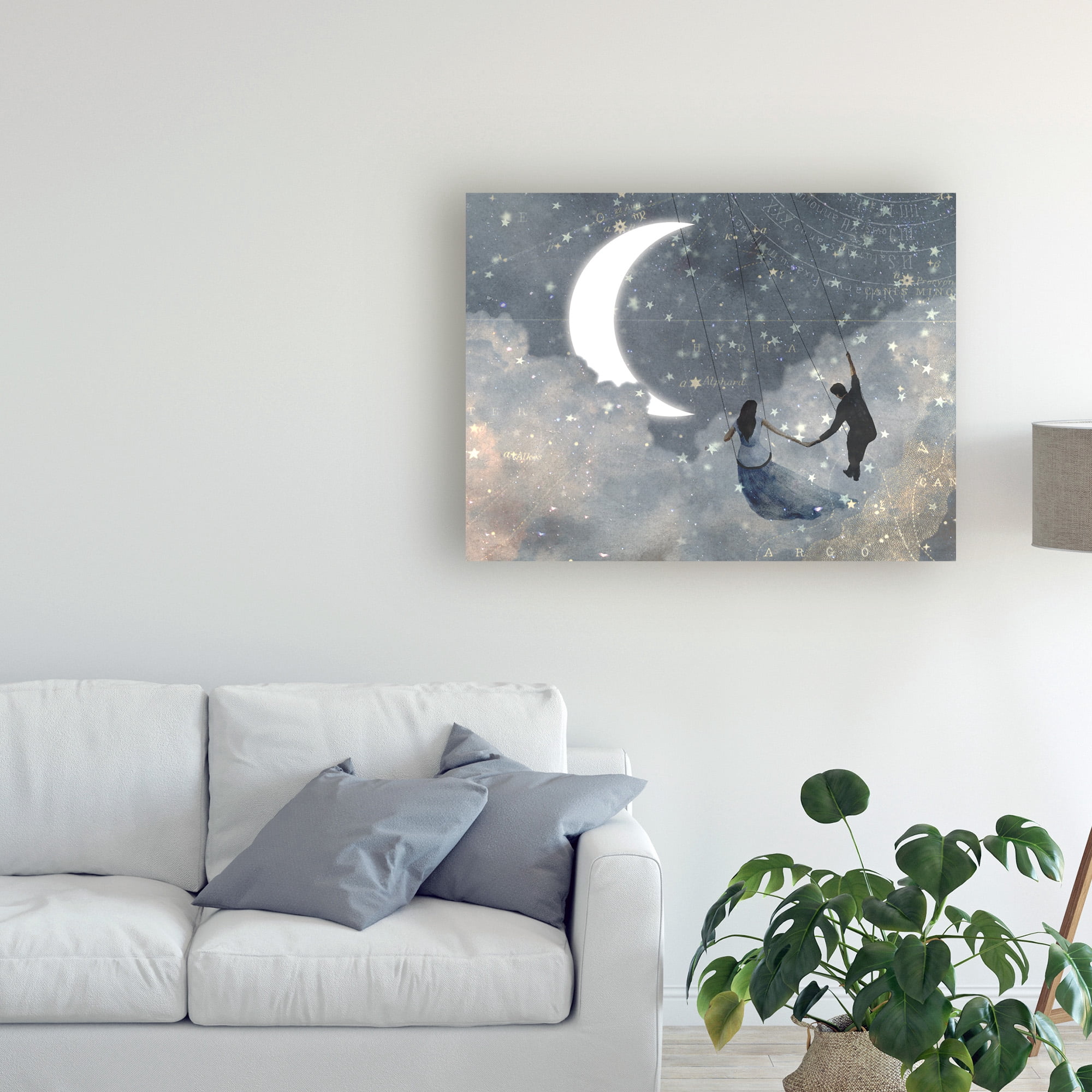 Trademark Fine Art 'Celestial Love I' Canvas Art by Victoria Borges