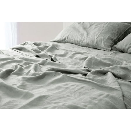 Premium 100 French Linen Sheet Sets Durable Breathable Eco
