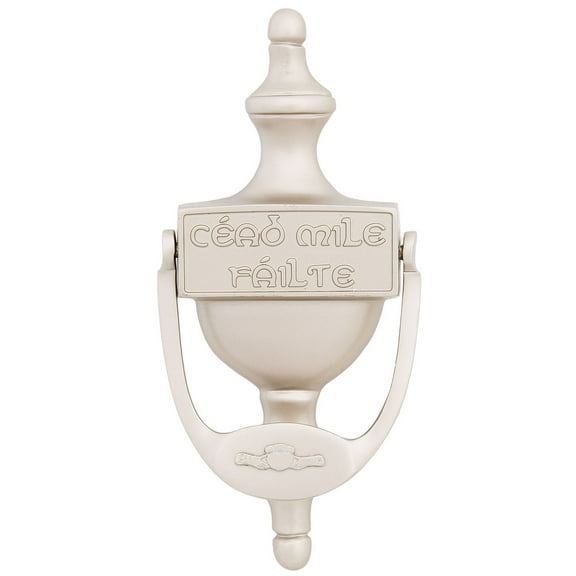 Exclusively Irish Cead Mile Failte - Pewter Claddagh Door Knocker