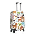 thumbnail image 3 of Easygdp Animal Cartoon Style Double-Sided Printed Elastic Suitcase Protective Cover,Invisible Zipper, Business Trip Luggage Cases,Washable And Resistant To Falling -Large, 3 of 9