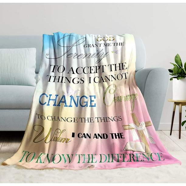 Inspirational Blanket Healing Thoughts Throw Blanket Christian Bible