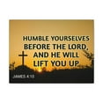 thumbnail image 3 of Scripture Walls Humble Yourselves Before The Lord James 4:10 Bible Verse Canvas Christian Wall Art Ready to Hang Unframed, 3 of 18