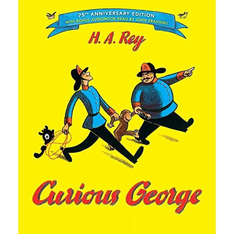 Margret Rey, Curious George 75th Anniversary Hardcover with Audio