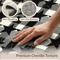thumbnail image 6 of ODIKA 3'x5' Washable Accent Rug Pet Friendly, Non-Shedding Mat Plaid Distressed Repeat Retro Panel Farmhouse Border Door Vintage Refined for Bedside, Nursery Room, 6 of 7