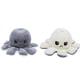 thumbnail image 4 of Pulpo de peluche reversible de doble cara, juguete para bebé (gris y beige), 4 of 14