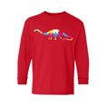 thumbnail image 1 of Awkward Styles Kid's Autism Youth Long Sleeve T-shirt for Girls Dinosaur Puzzle Crewneck Tee for Boys, 1 of 4