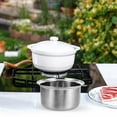 thumbnail image 5 of NICERIO Compact Stainless Steel Pot Liner, Perfect for Small Kitchens and Restaurants, 5 of 7