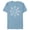 Ocean Blue, variant on Spider-Man Winter Holiday Snowflake Logo - Short Sleeve Blended T-Shirt for Adults - Customized-Navy Heather