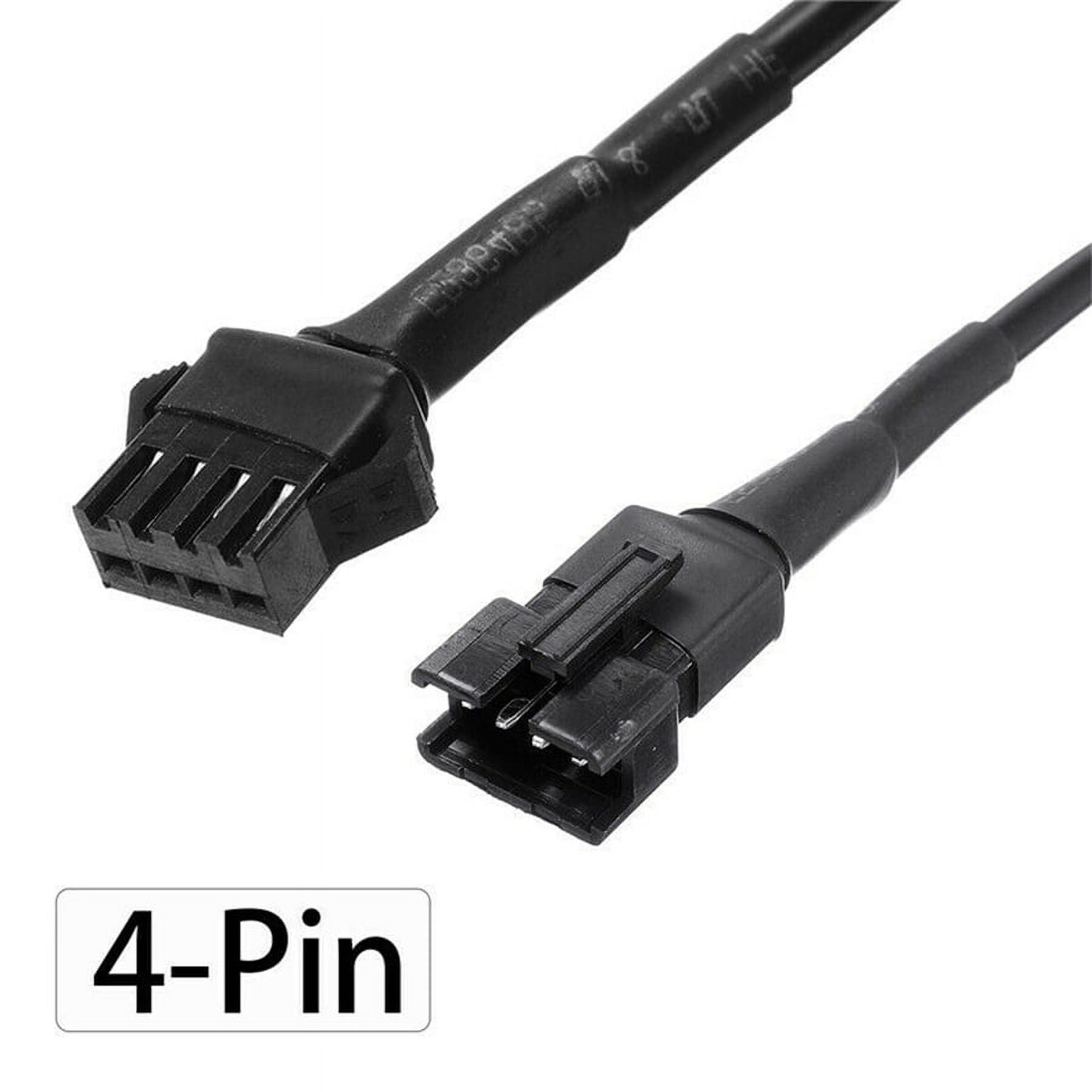 Uxcell 4-Pin RGB Splitter Cable Female To Female, 30cm For 5050/3528 LED Strips, 2Pcs