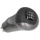 thumbnail image 5 of Perilla de Cambio de Marchas para Coche, 5 Velocidades, Plástico Negro, Metal, Cuero Artificial, a Prueba de Polvo, Palanca 54102-SNA-A01, Apto para Honda para Civic 2006 2007(negro) EOTVIA No, 5 of 7