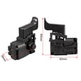 thumbnail image 2 of Unique Bargains Trigger Switch FA2-4/IBEK Electric Drill Hammer 250V-6A/125-8A Tool Power Speed Control Push Button Switch, 2 of 5