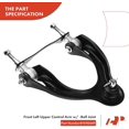 thumbnail image 3 of A-Premium 8Pcs Front Suspension Kit Upper Control Arm Ball Joint Sway Bar Link Rack and Pinion Bellow Compatible with Honda Civic 1992-1995 Civic Del Sol 1993-1997 Acura Integra 1994-2001, 3 of 9