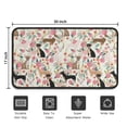 thumbnail image 5 of Chihuahua and Flower Florals Door Rugs,Washable Non Slip Door Mats Indoor,Decorative Door Mats,Entry Mat Indoor for Entrance,Bedroom,Kitchen,Bathroom,30"x17", 5 of 6