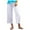 White, variant on IDALL Capri Pants for Women Linen Pants Women Women Solid Color Cotton And Linen Loose Casual Wide Leg Cropped Trousers Wide Leg Pants Woman Baggy Pants White L