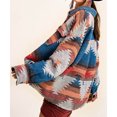 thumbnail image 4 of Chaqueta cárdigan de lana estampada con solapa de otoño/invierno para mujer Fridja BV0+3459, 4 of 9