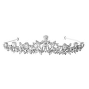 Believe by Brilliance Fine Silver Plated Cubic Zirconia Tiara
