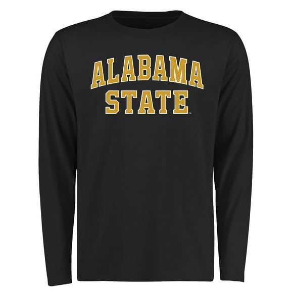 Men's Black Alabama State Hornets Everyday Long Sleeve T-Shirt