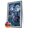 thumbnail image 2 of Wdftyju 5D DIY taladro redondo completo diamante pintura Luna Lobo mosaico Rhinestone arte dibujo Wdftyju 6up0mn5fk8lh7wz3, 2 of 9