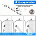 thumbnail image 3 of AmorixDirect, 5 Modes, Rainfall Showerhead & Handheld Shower, 3 of 7