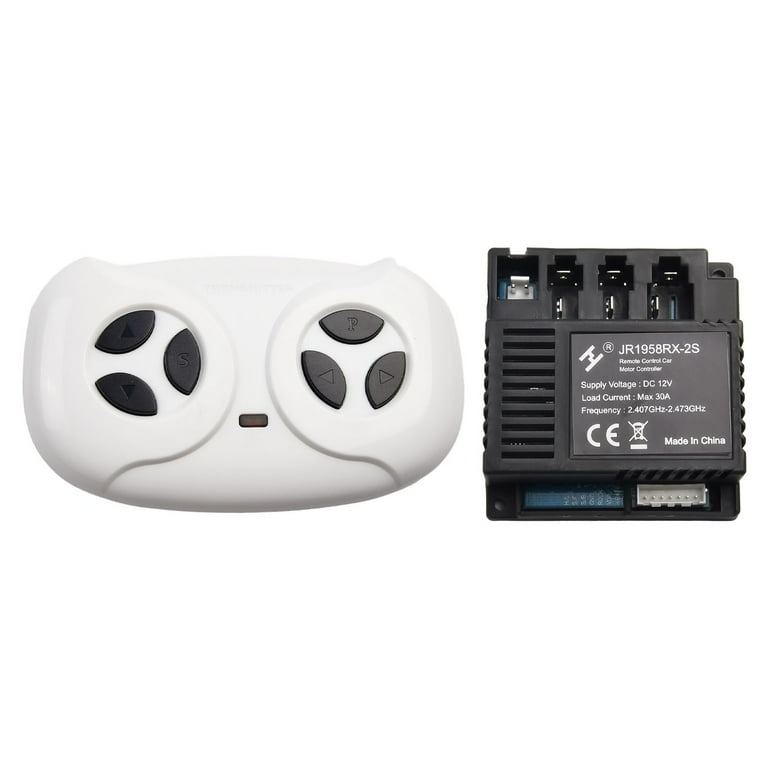 Scatola Di Controllo JR1758RX-2S Per Auto Elettriche Bambini | Ricevitore 4GHz HY JR-RX-12V/6V/24V | Completa Di Telecomando | Ricambio Per Veicoli Elettrici