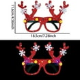 thumbnail image 5 of Shoreew 2026 LED Light Up Christmas Glasses Lighted Party Eyewear for Kids Adults Glow Light Up Photo Props for New Year Celebration, 5 of 7