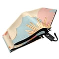 thumbnail image 6 of FORMRS Travel Umbrella Folding Auto Open Close Windproof Rain UV Protection, Pink Retro Sun, 6 of 8