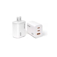 thumbnail image 1 of Cargador Ernydal de 65 W GaN USB-C PD Fast con dos USB-C y USB-A, 1 of 6