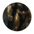 thumbnail image 4 of WYYP A Majestic Lion Round Tablecloth - Great for Home Kitchen/Parties/Holiday Dinner - 100% Polyester Fiber for Picnic Dining Kitchen Farmhouse White, 4 of 8
