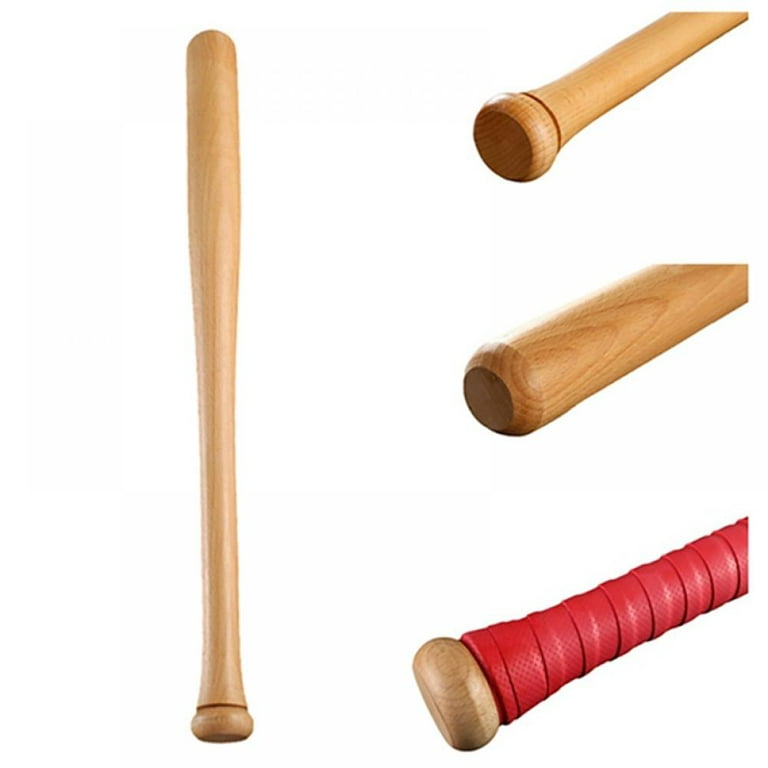 Natural Wooden Baseball Bat 54cm/21inch Family Safety Exercise Training Aid