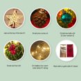 thumbnail image 3 of Mini árbol de Navidad Pequeño árbol de Navidad LED Artificial con Luces 24 Adornos de Bolas Decoración de árbol de Navidad de Escritorio para Dormitorio Cocina Oficina ANGGREK Otros, 3 of 8