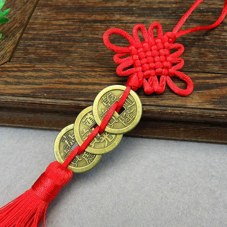 Whaline 46Pcs Chinese New Year Decorations Mini Red Chinese Knot Pendant  Traditional Lucky Hanging Ornaments for New Year Home Office Car Tree  Spring
