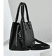 thumbnail image 3 of Bolsa Xtellar Mujer Bandolera Cartera Casual Vintage 2pzs Color Negro, 3 of 4
