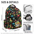 thumbnail image 4 of Bulopur Dinosaur Kids Backpack for Boys Galaxy Print School Bag Lightweight Multi-Pocket Book Bag Gift for Son, 4 of 7