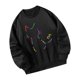 thumbnail image 2 of Sudadera de mujer Sudadera con cuello redondo Estampado gráfico Tops sueltos Sudadera suave Ropa deportiva para ir de compras Deportes Oficina , SG, 2 of 10