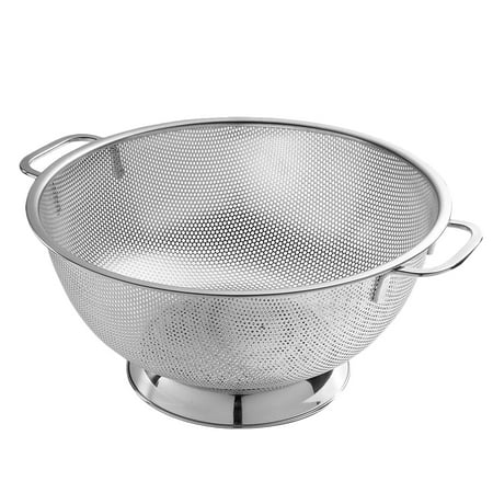 

Hi.FANCY Stainless Steel Fine Mesh Strainer Net Basket with Handles Colander Kitchen Supplies - 25.5cm