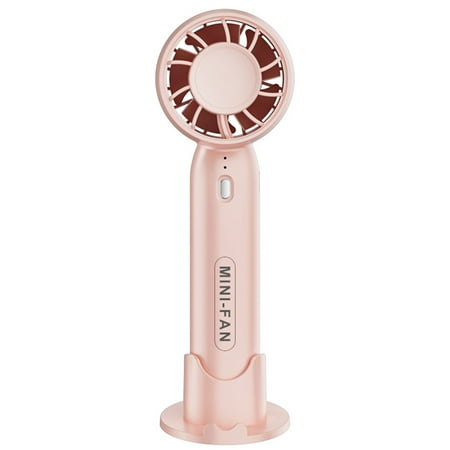

YIMIAO 1 Set Handheld Fan 3 Gears Wind Accumulation Air Flow Multiplication Turbo Blade USB Detachable Base Quiet Desktop Fan Travel Supply