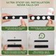 thumbnail image 4 of Portapajitas Acrílico Grande de 9.5 Pulgadas para Puerta de Gabinete, Organizador Reutilizable para Pajitas, Contenedor Pequeño para Accesorios de Cocina B, 4 of 5