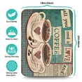 thumbnail image 5 of Dish Drying Mat, Coffee Text Absorbent Coffee Bar Mat for Countertops, Coffee Bar Accessories for Kitchen Counter Coffee Maker Coffee Pot Dining Room Decoration 18x24in, 5 of 7