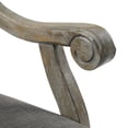 thumbnail image 5 of Madison Park Brentwood Oval Back Exposed Wood Arm Chair, 27" x 28.5", Grey, 5 of 5