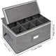 thumbnail image 4 of Cajas de almacenamiento, contenedores de caja de almacenamiento para copas de vino para cristalería o cristal, sostiene copas de vino tinto o blanco, 4 of 5