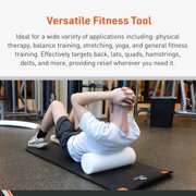 Body Sport Foam Roller, Full Round 6 in. x 18 in. – Lightweight & Durable for Flexibility, Strengthening & Rehab – High-Density Foam for Muscle Reeducation, Spinal Stabilization & Pressure Relief