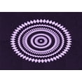 thumbnail image 1 of Ahgly Company Machine Washable Indoor Rectangle Transitional Deep Purple Area Rugs, 2' x 3', 1 of 7