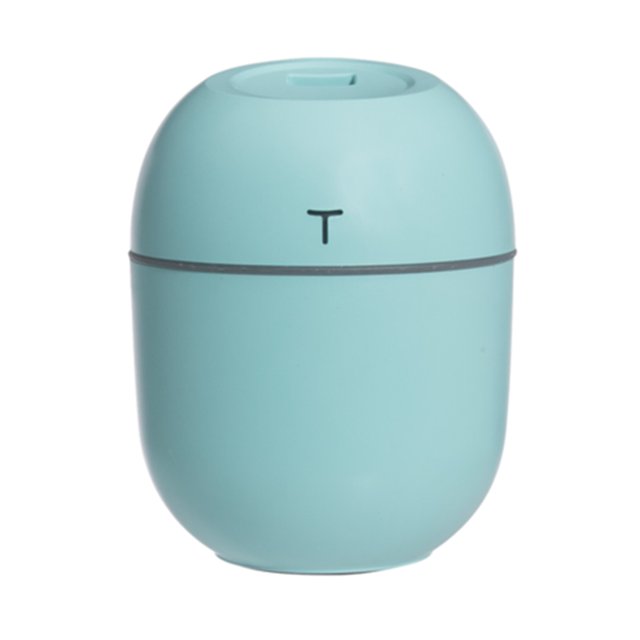 Bearachild Ambientador de 200ML para el hogar, Mini humidificador, luz romántica, difusor de aceite esencial USB, purificador de coche, generador de niebla Humidificadores Azul Bearachild HA001733-03B