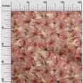 thumbnail image 2 of oneOone Silk Tabby Red Fabric Abstract Floral Quilting Supplies Print Sewing Fabric By The Yard 42 Inch Wide-1ra, 2 of 5