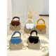 thumbnail image 2 of Zhuge Bolso de hombro tejido para mujer, bolso de mano tejido, bolso de mano tejido elegante para playa de verano, bolsos de hombro de 6,69 x 2,39 x 6,69 pulgadas (marrón), 2 of 4