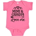 thumbnail image 3 of Inktastic Mimi and Grandpa Love Me Girls Baby Bodysuit, 3 of 5