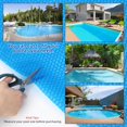 thumbnail image 6 of 12Mil Solar Pool Cover, Rectangle Sun Heater Covers for Inground Pools and Above Ground Swimming Pool, Heat Retaining Blanket for Water 1200 Series, 6 of 7