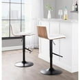 thumbnail image 3 of LumiSource Mason Adjustable Barstool - Set of 2, 3 of 8