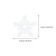 thumbnail image 4 of 15 piezas de adornos de copos de nieve de plástico para decoración (blanco), 4 of 5