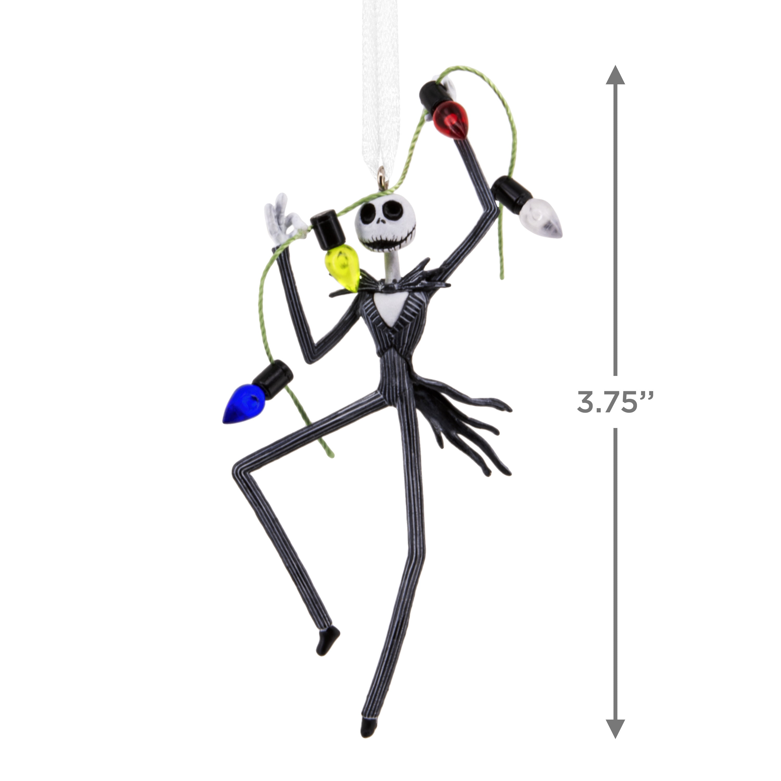 Hallmark Christmas Ornament (Disney Jack Skellington String Light), 1 Count
